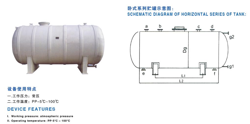 聚丙烯、聚氯乙烯貯罐